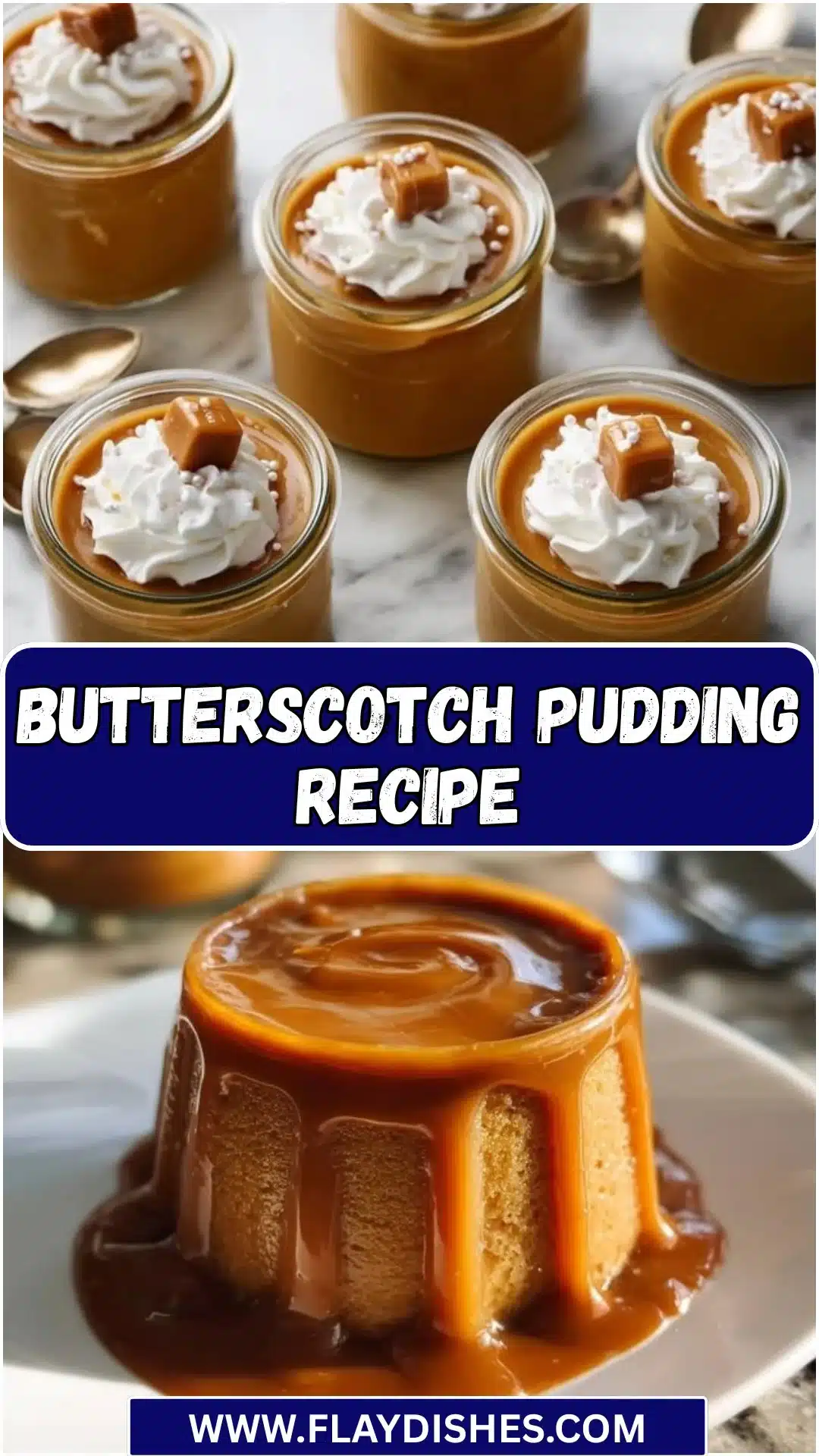 Butterscotch Pudding 1 Delicious homemade Butterscotch Pudding served in a dessert bowl