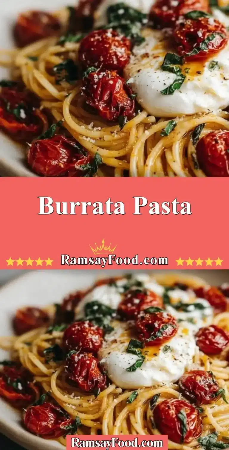 Burrata Pasta 5 Creamy burrata pasta served with fresh herbs and cherry tomatoes