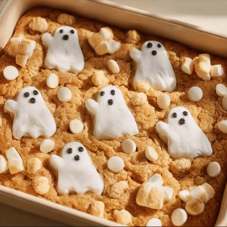Ghost Cookie Cake 5 Ghost Cookie Cake