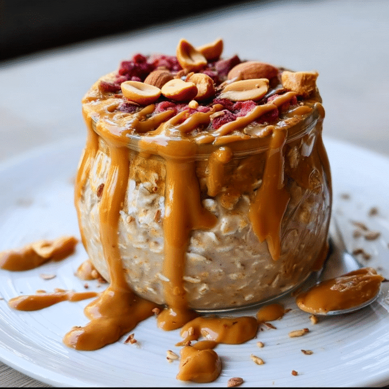 Peanut Butter Overnight Oats 5 Peanut Butter Overnight Oats