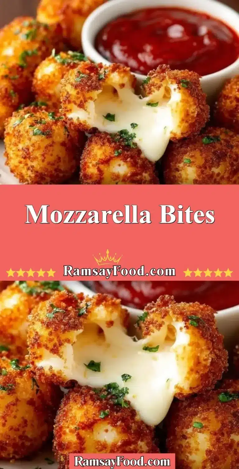 Mozzarella Bites 8 Delicious mozzarella bites served with marinara sauce for dipping.