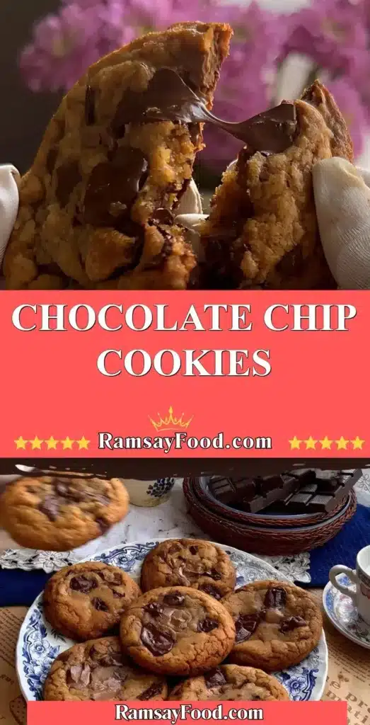 Delicious homemade chocolate chip cookies on a baking tray.