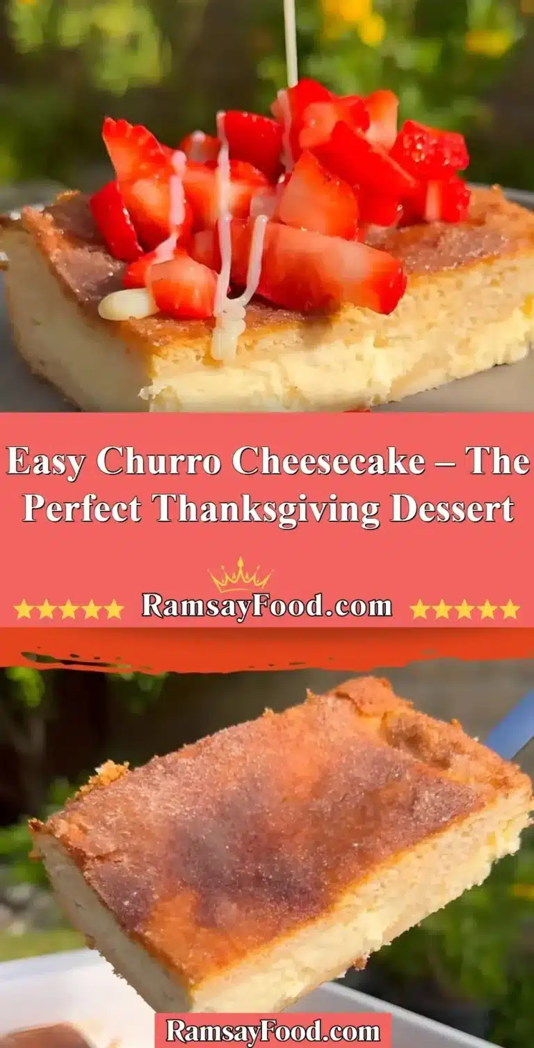 Easy Churro Cheesecake – The Perfect Thanksgiving Dessert 8 Delicious easy churro cheesecake slice topped with cinnamon sugar