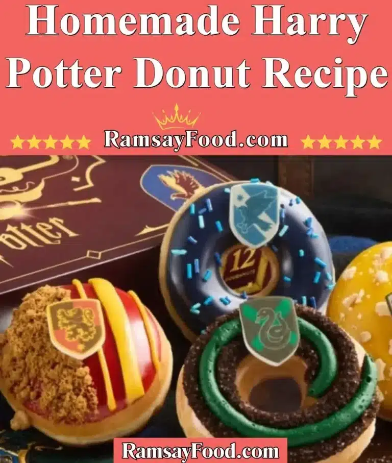 Homemade Harry Potter Donut Recipe 5 Homemade Harry Potter donuts decorated with magical icing