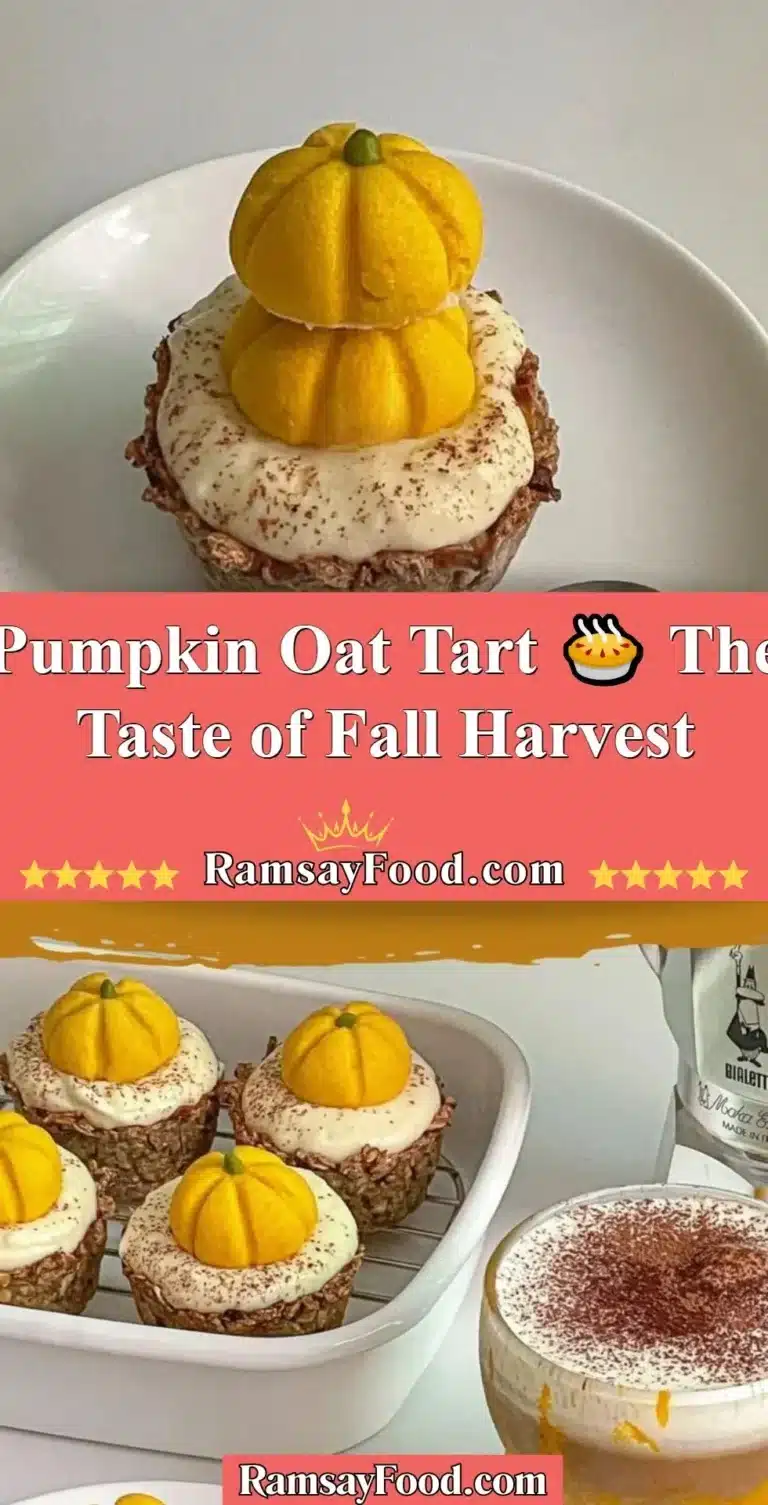 Pumpkin Oat Tart 🥧 The Taste of Fall Harvest 7 Delicious Pumpkin Oat Tart showcasing the flavors of fall harvest