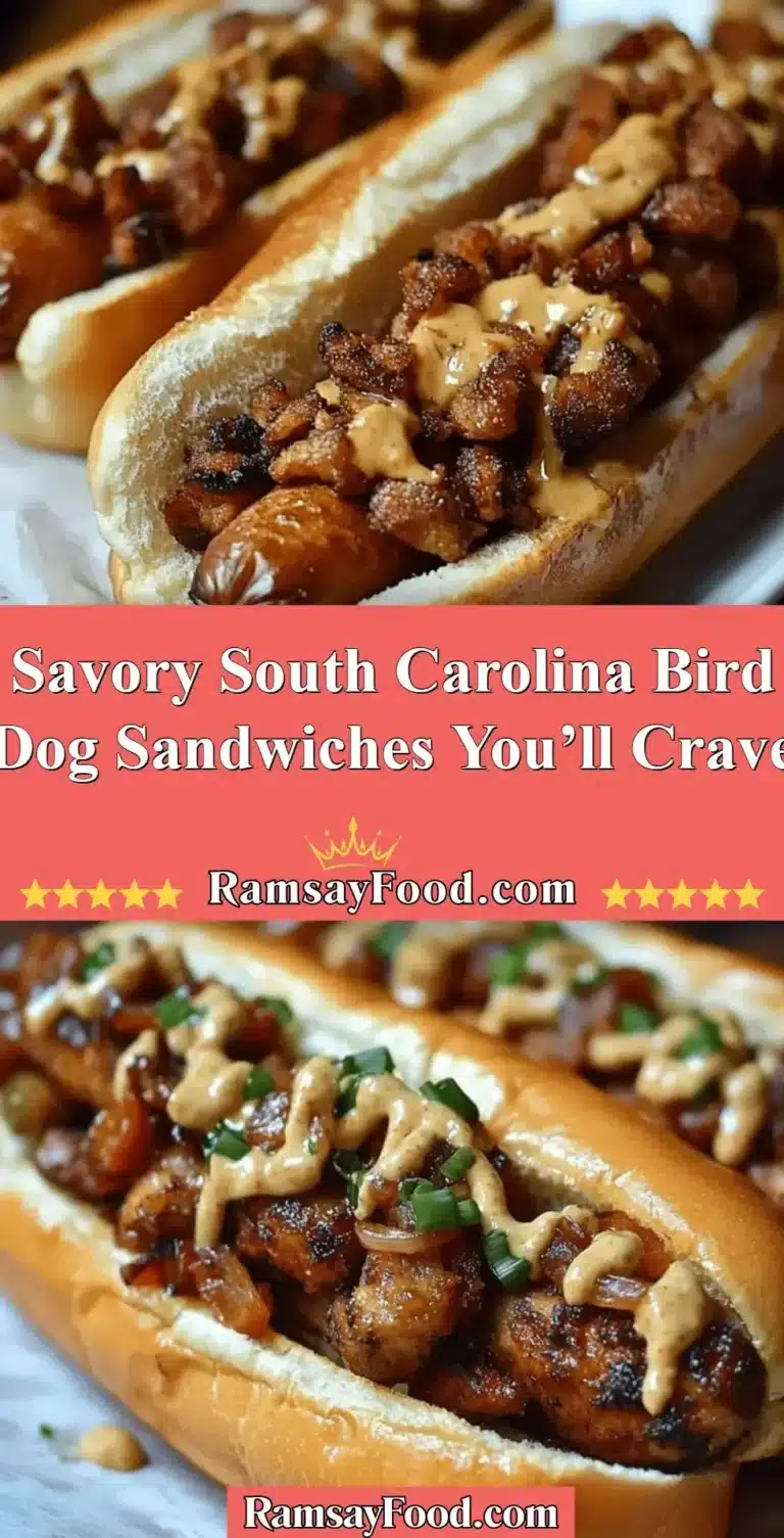 Savory South Carolina Bird Dog Sandwiches You’ll Crave 7 Savory South Carolina Bird Dog Sandwiches served with toppings.