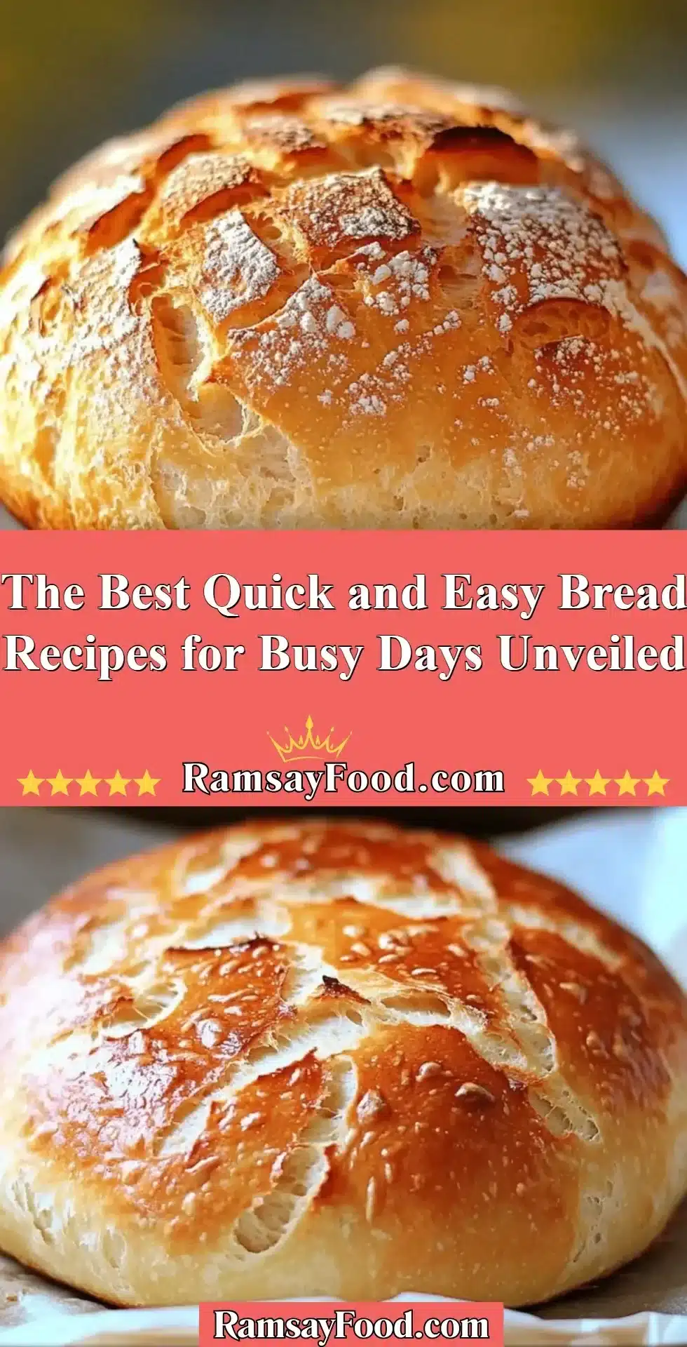 Quick and easy bread recipes for busy days