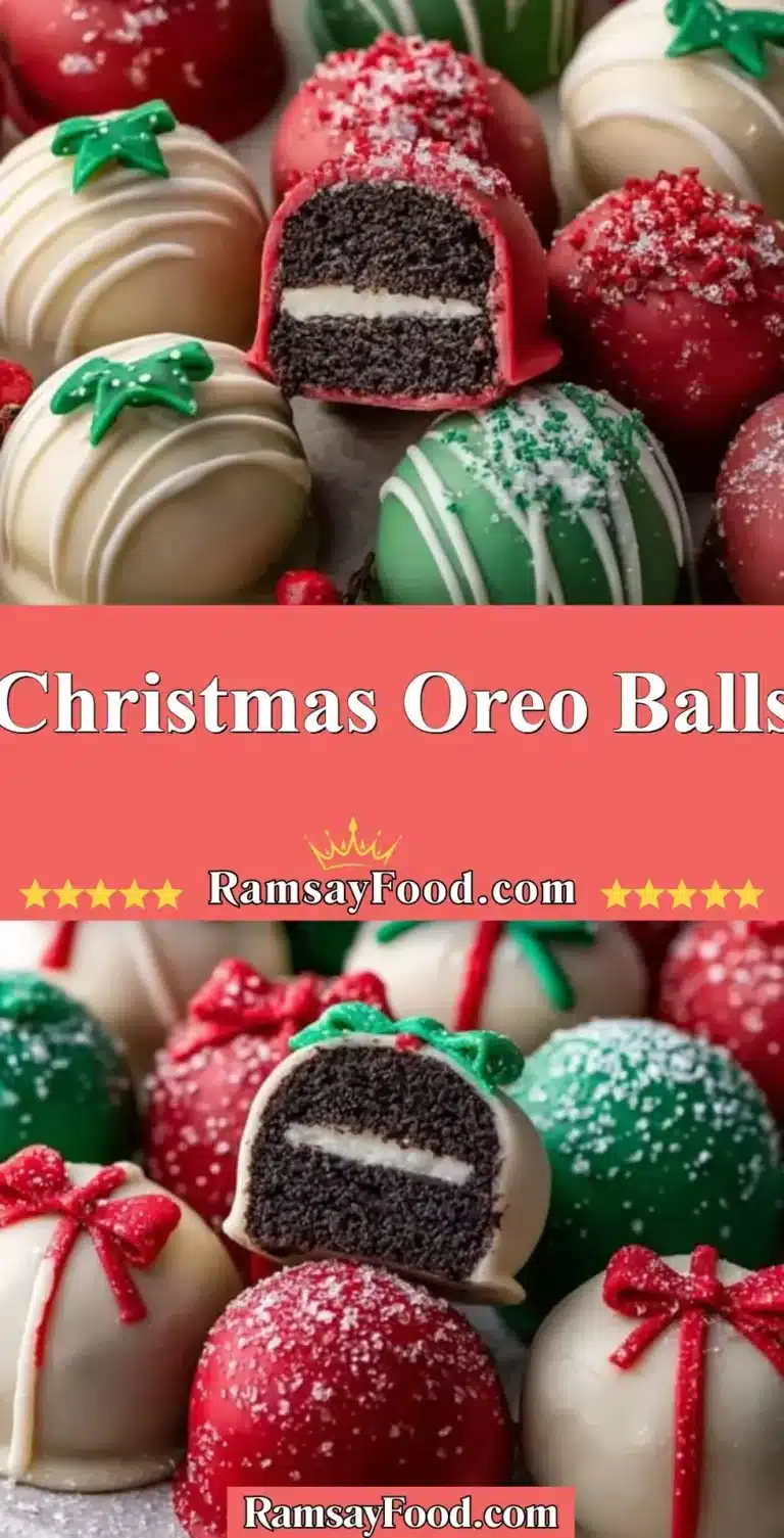 Christmas Oreo Balls 8 Delicious Christmas Oreo Balls decorated for the holidays