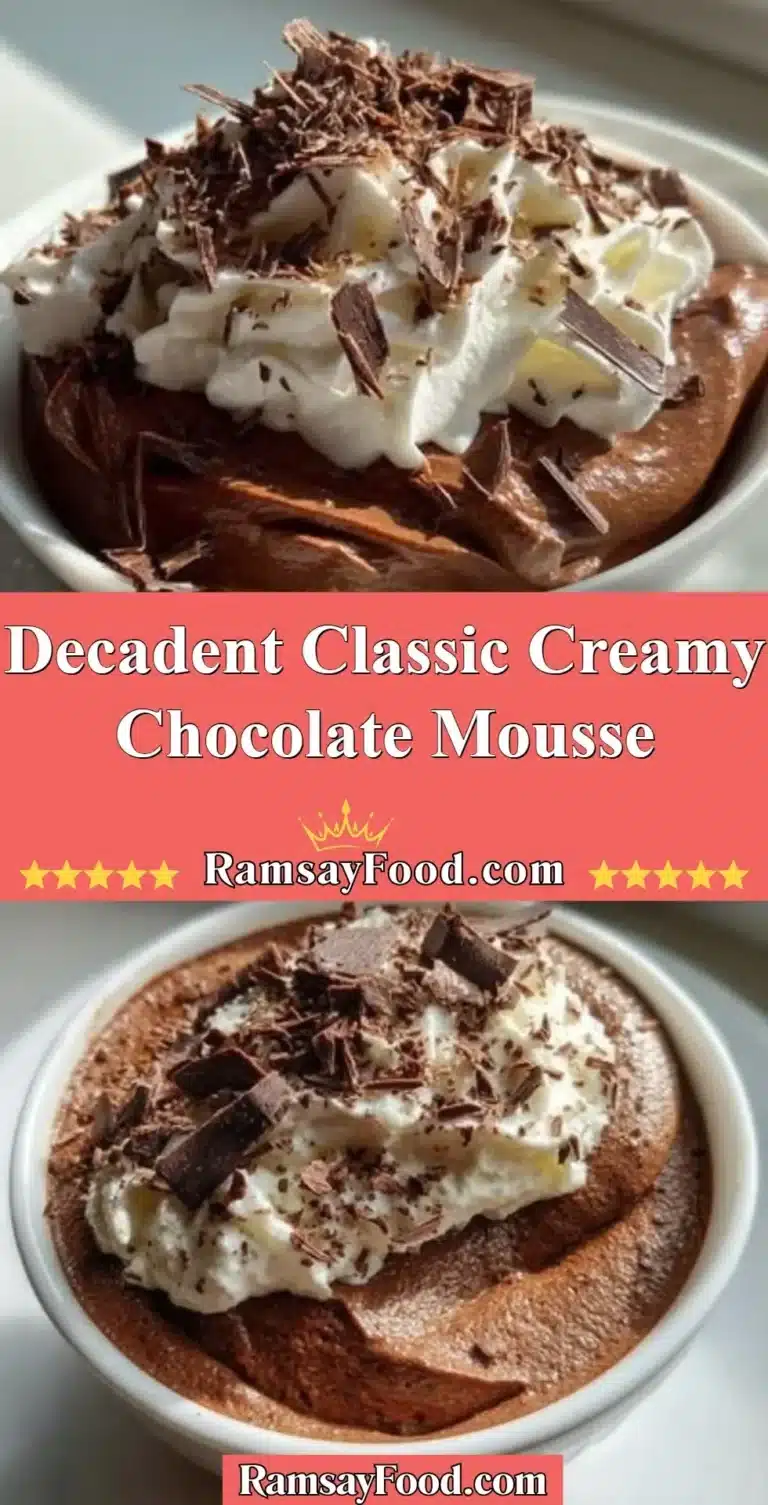 Decadent creamy chocolate mousse dessert in a glass garnished with chocolate shavings