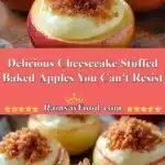 Delicious Cheesecake Stuffed Baked Apples You Can't Resist 3 delicious cheesecake stuffed baked apples you can 2025 12 31 235707 523x1024 1