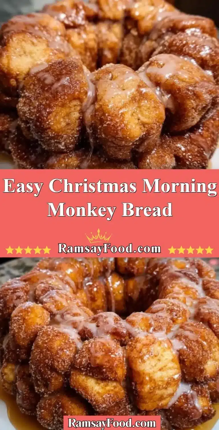 Easy Christmas Morning Monkey Bread 9 Delicious Easy Christmas Morning Monkey Bread served on a festive table.