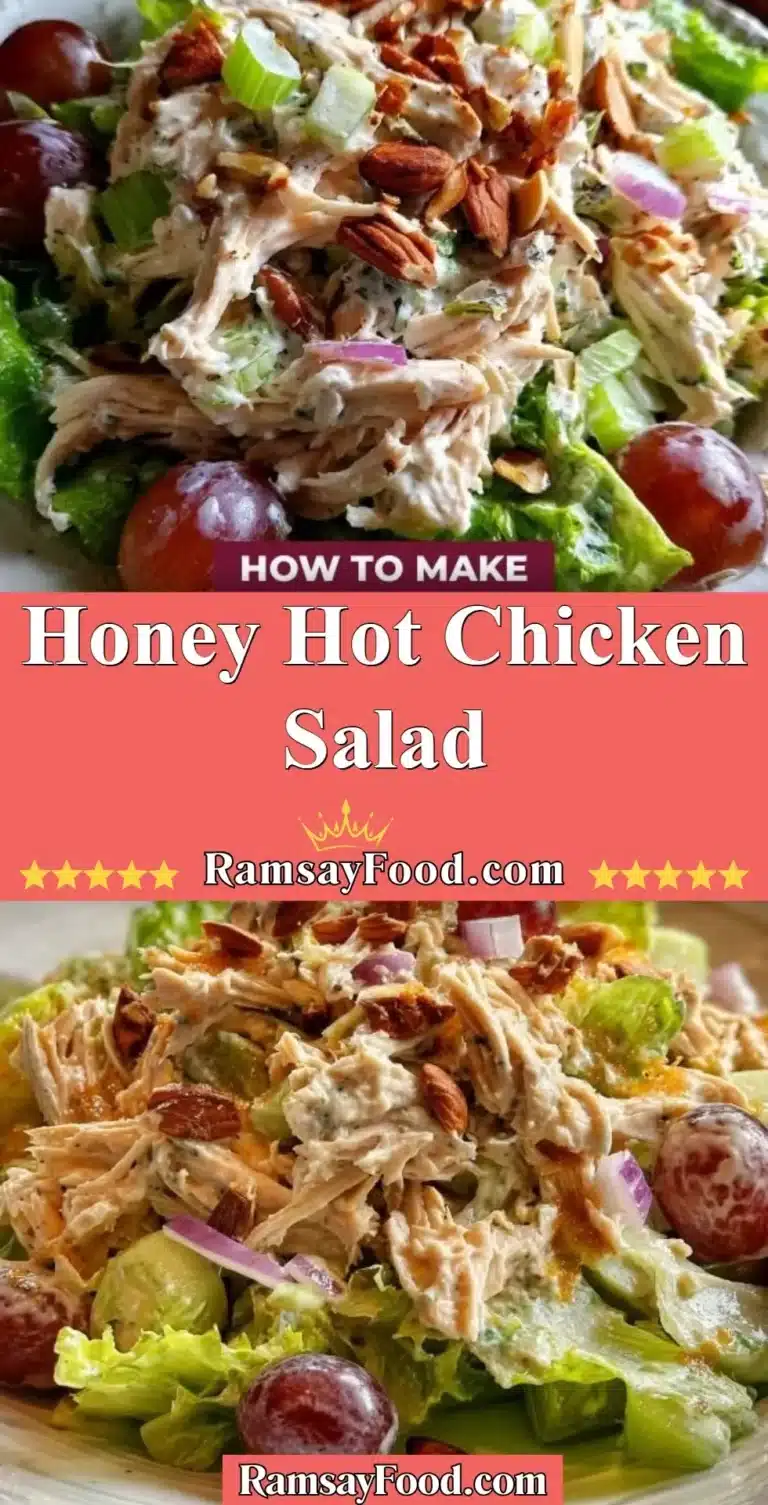 Honey Hot Chicken Salad 8 Honey Hot Chicken Salad with vibrant vegetables and spicy honey dressing