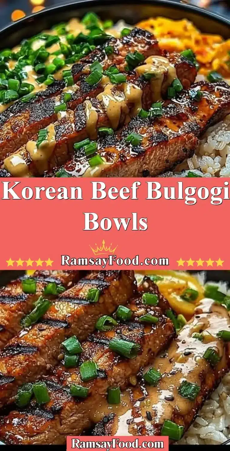 Korean Beef Bulgogi Bowls 8 Korean beef bulgogi bowl with marinated beef, vegetables, and rice