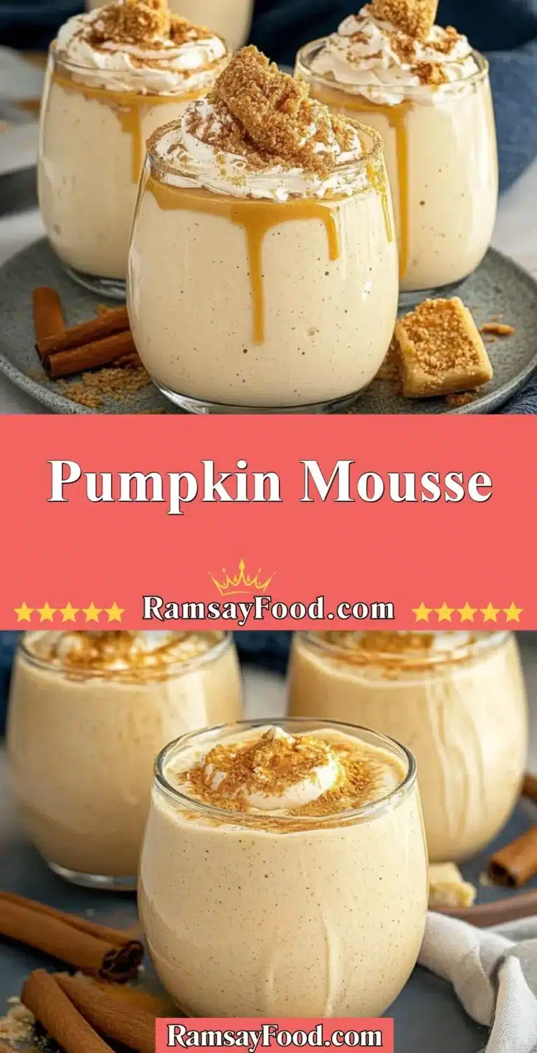 Pumpkin Mousse 9 Delicious homemade Pumpkin Mousse in a stylish dessert bowl