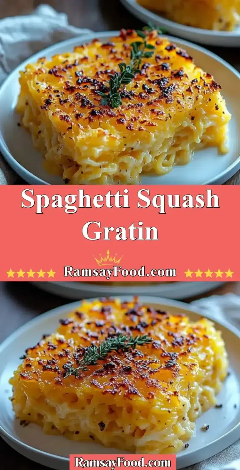 Spaghetti Squash Gratin 8 Baked Spaghetti Squash Gratin topped with cheese and herbs