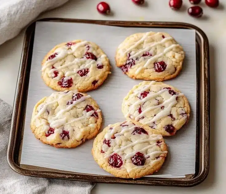 Best Christmas Cranberry Orange Cookies That Melt in Your Mouth 7 Best Christmas cranberry orange cookies that melt in your mouth on a festive plate