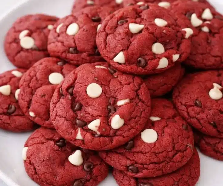 Best Red Velvet Cake Mix Cookies | Easy & Delicious Treat 8 Delicious red velvet cake mix cookies topped with cream cheese frosting