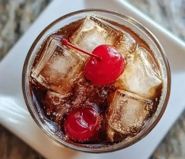 Cherry White Russian 7 Cherry White Russian cocktail garnished with cherries