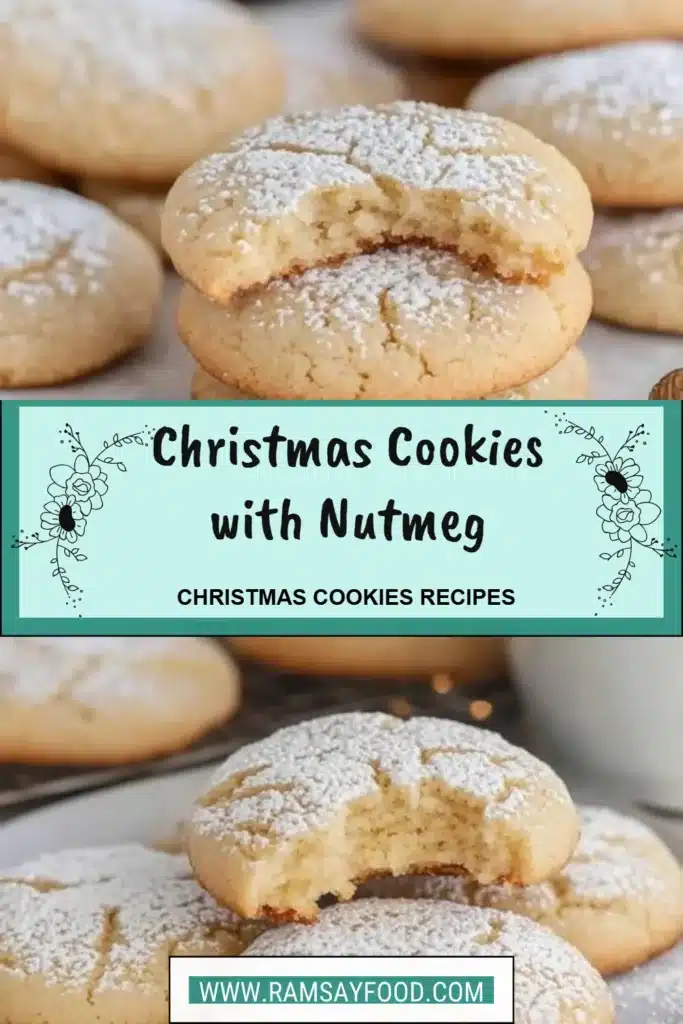Delicious Christmas cookies with nutmeg, perfect for holiday gatherings