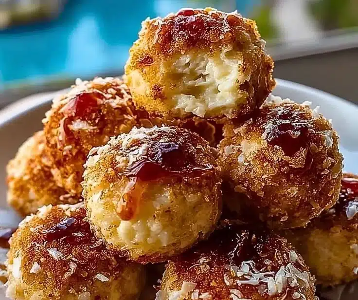 Cinnamon Apple Cottage Cheese Bites served in a bowl