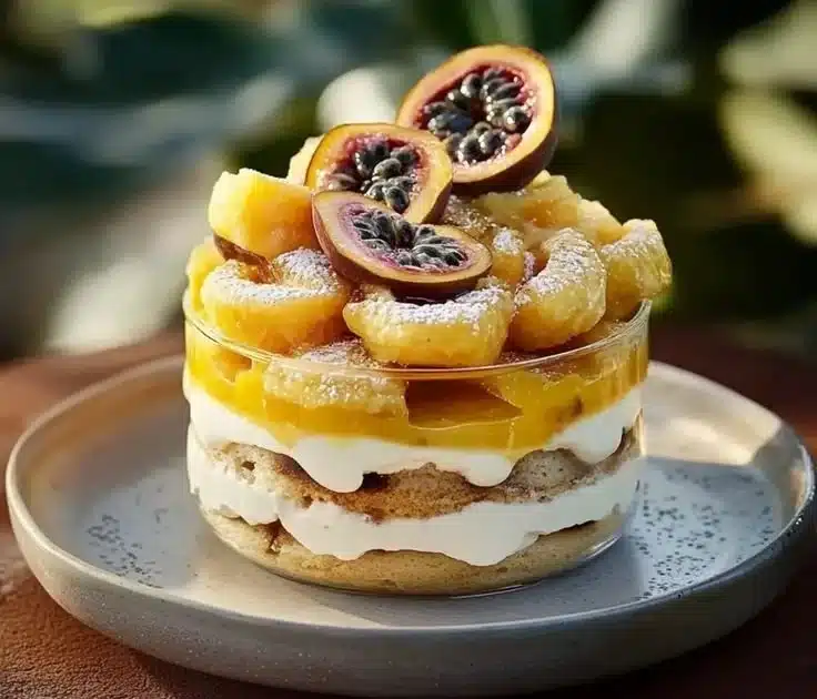 Exotic Tiramisu Mango Passionfruit for Tropical Bliss 7 Exotic tiramisu with mango and passionfruit for a tropical dessert experience