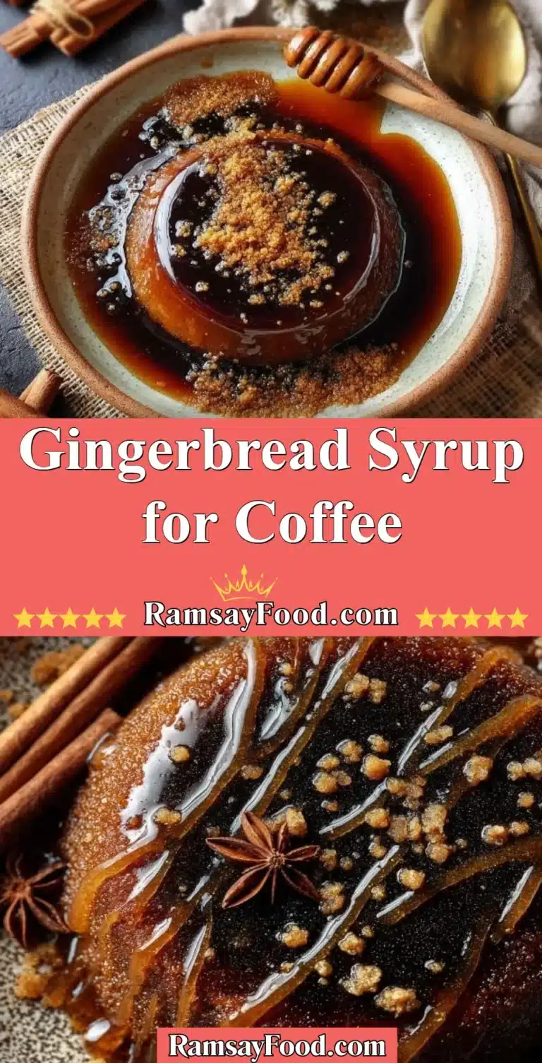 Gingerbread Syrup for Coffee 7 Homemade Gingerbread Syrup for flavorful coffee beverages