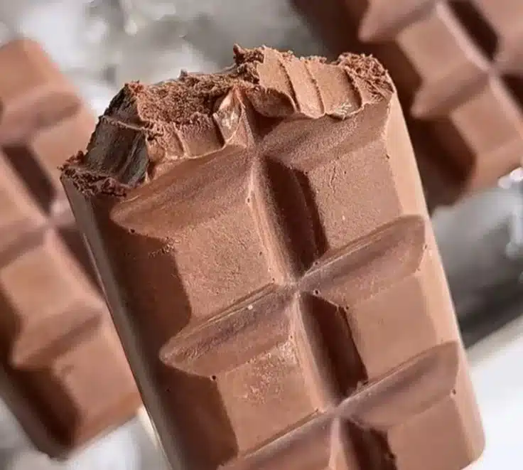 Homemade chocolate ice cream, smooth and creamy with no ice crystals