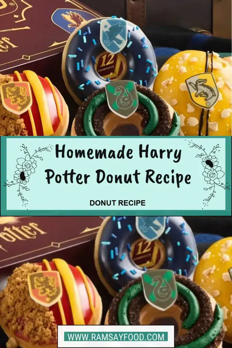 Homemade Harry Potter Donut Recipe 7 Homemade Harry Potter donut recipe featuring colorful icing and themed decorations.
