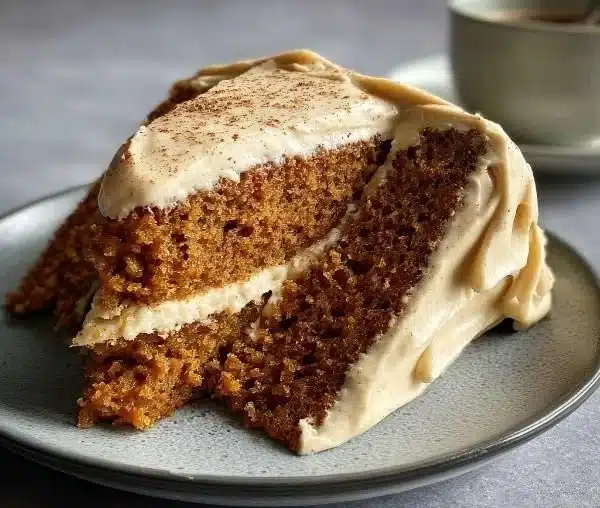 Delicious spiced creamy gingerbread frosting with a hint of vanilla infusion