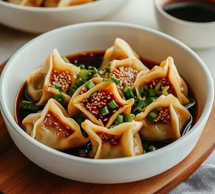 Tofu Wontons 7 Delicious Tofu Wontons served with dipping sauce.