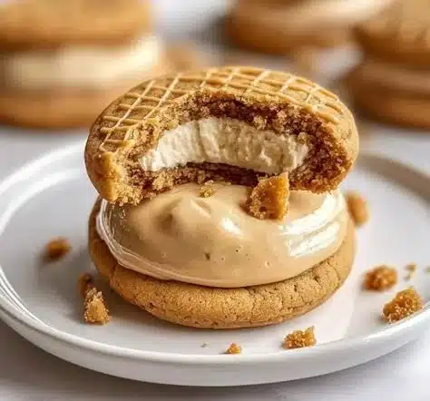 Delicious cookie butter cheesecake cookies with creamy texture and rich flavor