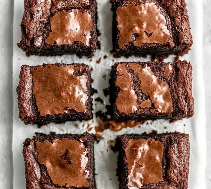 Delicious zero sugar brownies made with Greek yogurt for a healthy dessert option