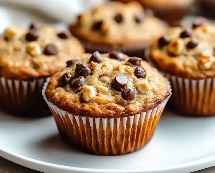 Irresistibly easy cottage cheese oatmeal muffins baked to perfection.
