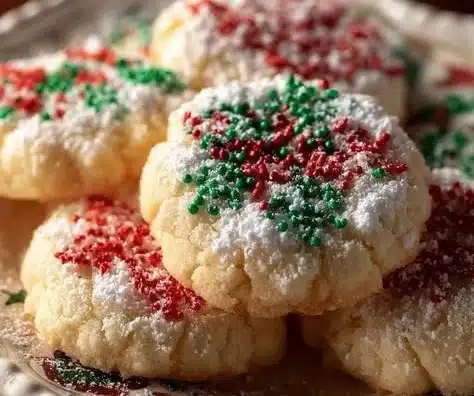 Delicious Christmas sugar cookie shots served in festive glasses