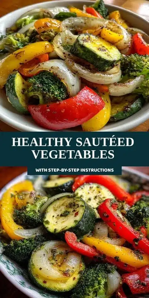 Colorful healthy sautéed vegetables in a skillet, ready to serve.