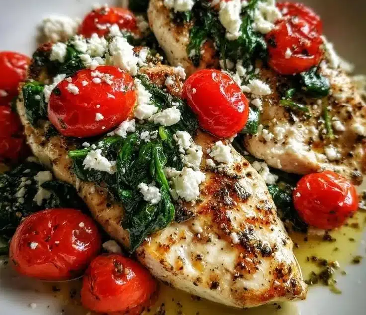 Valentine's Day delicious chicken dish served on a romantic dinner table