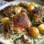 herb roasted chicken in creamy white sauce with mu 2026 04 14 002259 1