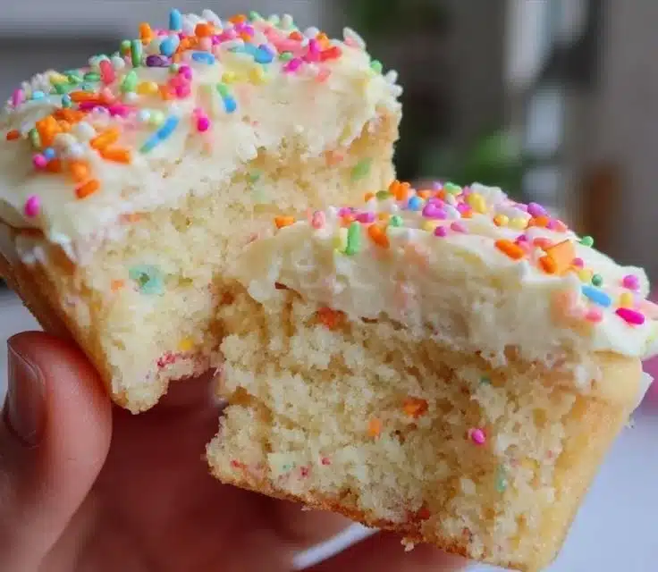 Delicious mini cakes decorated for Valentine's Day celebration.