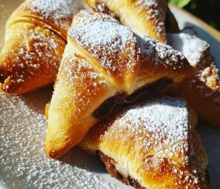 Nutella Puff Pastry hearts for Valentine's Day