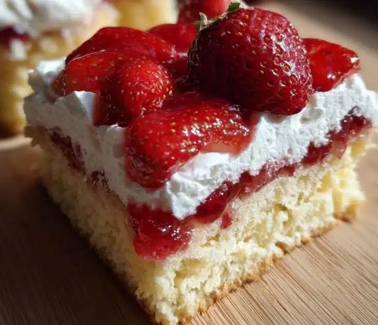 Valentine's Day lunchbox cake decorated with hearts and flowers