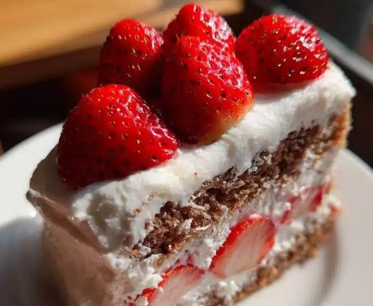 Delicious Valentine's Day mini cake decorated with hearts and roses