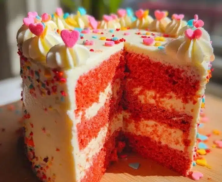 A variety of delicious Valentine's Day treats including chocolates and cupcakes.